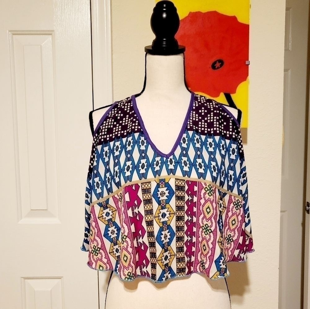 Rojas | Aztec Crop Top - Picture 5 of 5
